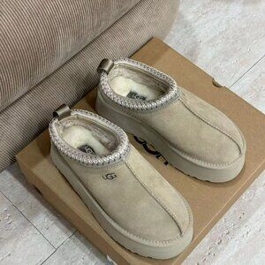Ugg Women's Tazz Platform Slipper Mustard Seed NWT